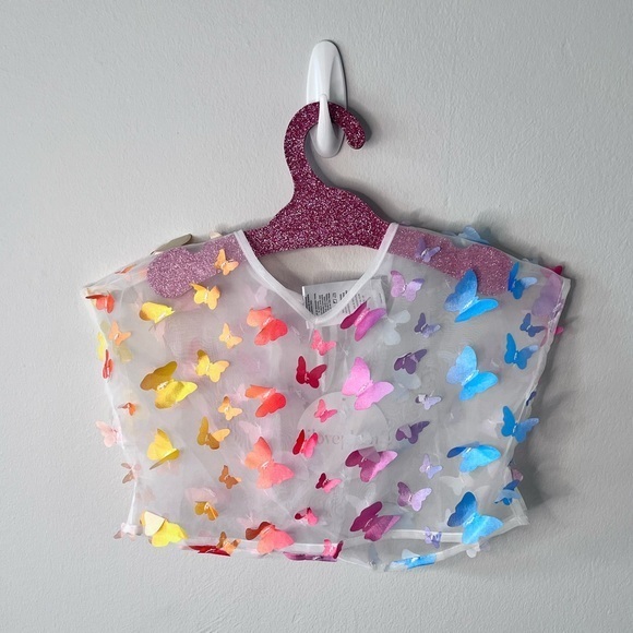 NWT iloveplum cutie coverup - butterfly size 1/2Y - Picture 2 of 6